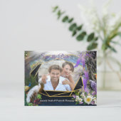 Tropisch Wisteria Paradise bij het Gouden Paleis Aankondigingskaart (Staand voorkant)