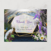 Tropisch Wisteria Paradise bij het Gouden Paleis Briefkaart (Voorkant)