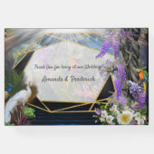 Tropisch Wisteria Paradise bij het Gouden Paleis Gastenboek (Achterkant)