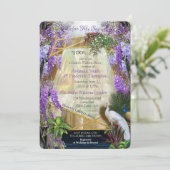 Tropisch Wisteria Paradise op het Gouden Paleis in Kaart (Staand voorkant)