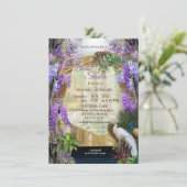 Tropisch Wisteria Paradise op het Gouden Paleis in Kaart (Staand voorkant)