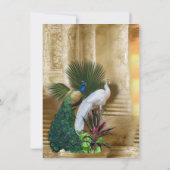 Tropisch Wisteria Paradise op het Gouden Paleis in Kaart (Achterkant)