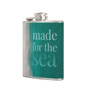 Tropisch wit zandstrand heupfles (Links)