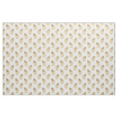 Tropisch witgouden palmbladeren groen stof (Yard (91,4 cm))