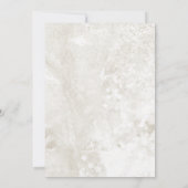 Tropisch-witte orchidee-Floral bruiloft na partij Kaart (Achterkant)