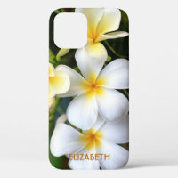 Tropisch-witte Plumeria Floral Name Persoonlijk