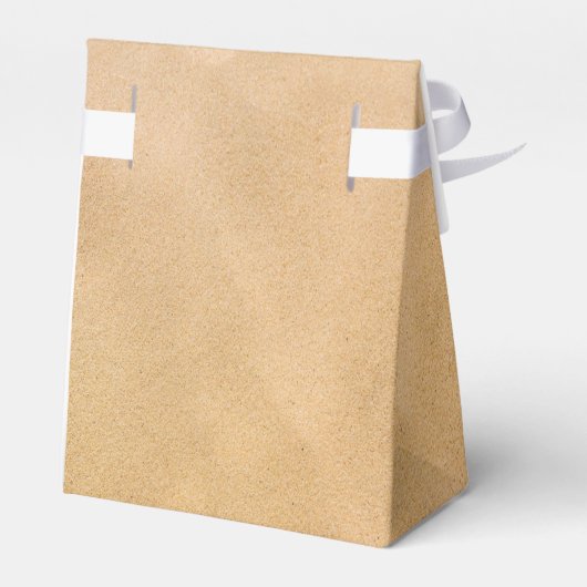 Tropisch Wreath Sandy Beach Weddenschap Bedankt Bedankdoosjes (Achterkant)