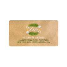 Tropisch Wreath Sandy Beach Wedding