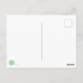 Tropisch Yarn Ball String Pattern Briefkaart (Achterkant)