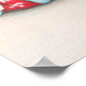 Tropisch Yoga-Poster op basis van idyl-wyld design Poster (Hoek)