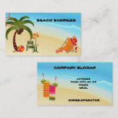 Tropisch zakelijk-persoonlijk Visitekaartje (Voorkant / Achterkant)