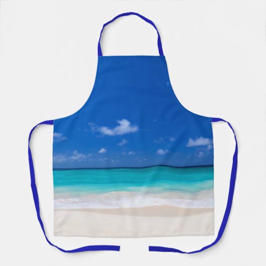 Tropisch zand en Surf van het strand Schort (Voorkant)