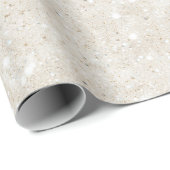 Tropisch Zand Glitter   Cadeaupapier (Rol Hoek)
