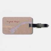 Tropisch zand, rode zeester bagagelabel (Achterkant horizontaal)