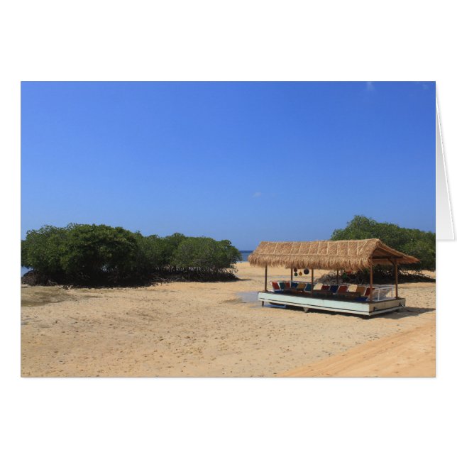 Tropisch zandstrand (Voorkant Horizontaal)