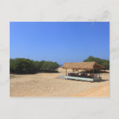 Tropisch zandstrand briefkaart (Voorkant)
