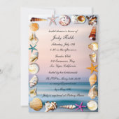 Tropisch zandstrand en Vrijgezellenfeest voor zees Kaart (Voorkant)