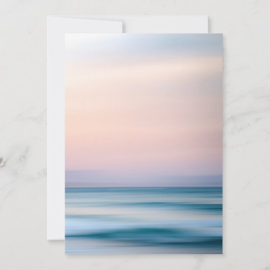 Tropisch zandstrand en zeeshells Bridesmaid Kaart (Achterkant)