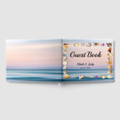 Tropisch zandstrand en zeeshells bruiloft gastenboek (Volledig)