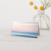 Tropisch zandstrand en zeeshells weddenschap plaatskaartje (Achterkant)