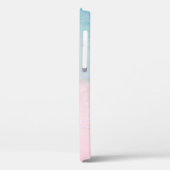 Tropisch zandstrand met Turquoise Zee Monogram Case-Mate iPhone Case (Achterkant / Links)