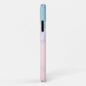 Tropisch zandstrand met Turquoise Zee Monogram Case-Mate iPhone Case (Achterkant/rechts)