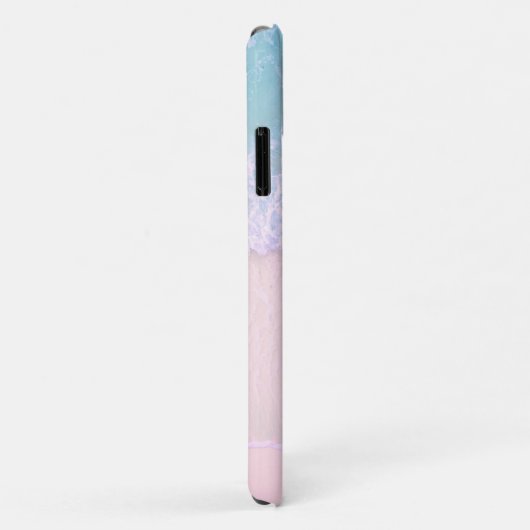 Tropisch zandstrand met Turquoise Zee Monogram Case-Mate iPhone Case (Achterkant/rechts)