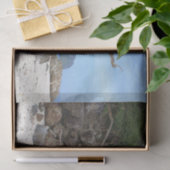 Tropisch zandstrand tissuepapier (Geschenk)