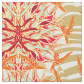 Tropisch Zebra Stof (Close Up)