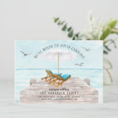 Tropisch Zee Bewegende Aankondiging (Staand voorkant)