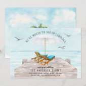 Tropisch Zee Bewegende Aankondiging (Voorkant / Achterkant)