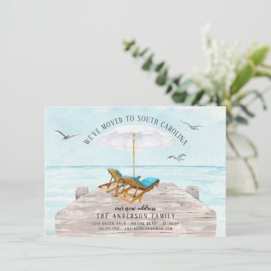 Tropisch Zee Bewegende Aankondiging (Staand voorkant)