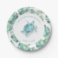 Tropisch Zee Bord Baby shower