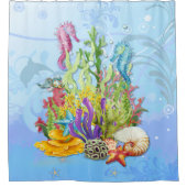 Tropisch Zee Douchegordijn (Voorkant)