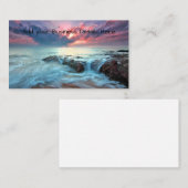 Tropisch Zee Golfstrand Kleurrijke zon Visitekaartje (Voorkant / Achterkant)