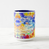 Tropisch Zee Kleurrijk Koraal Ref Diep Blauwe Ocea Mok (Midden)