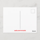 Tropisch Zee Leven Roze gloeiend Anemone Coral Briefkaart (Achterkant)