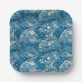 Tropisch Zee Papieren Bordje (Voorkant)