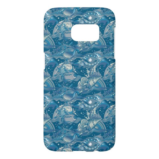 Tropisch Zee Patroon Case-Mate Samsung Galaxy Hoesje (Achterkant)