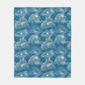 Tropisch Zee Patroon Fleece Deken (Voorkant)