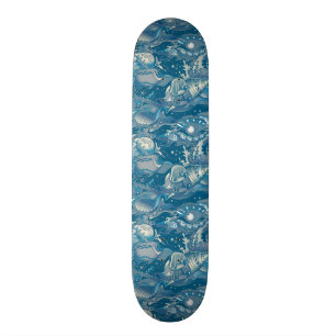 Tropisch Zee Patroon Skateboard