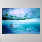 Tropisch Zee Poster (Voorkant)