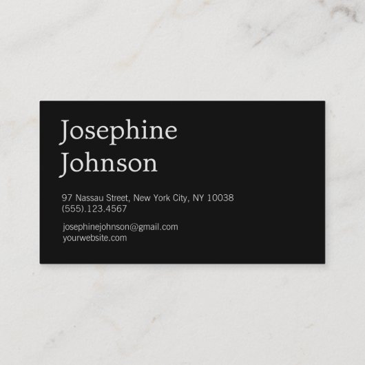 Tropisch Zee schilder Nautisch Visitekaartje (Achterkant)