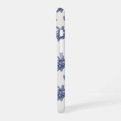 Tropisch Zee Schildpad Blauwe Schets Monogram iPho iPhone 16 Hoesje (Linkerkant)