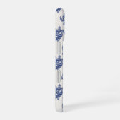 Tropisch Zee Schildpad Blauwe Schets Monogram iPho iPhone 16 Hoesje (Rechterkant)