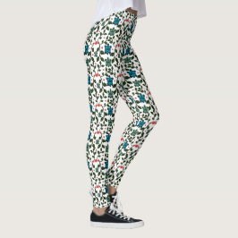 Tropisch Zee Schildpad Bloemmotief | Kust Oceaan Leggings