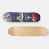 Tropisch Zee schildpad Skateboard (Horizontaal)