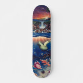 Tropisch Zee schildpad Skateboard (Voorkant)