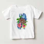 Tropisch Zee Schildpadden Peuter T-shirt (Voorkant)