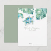 Tropisch Zee Turtle Baby shower Advies Kaarten (Voorkant / Achterkant)